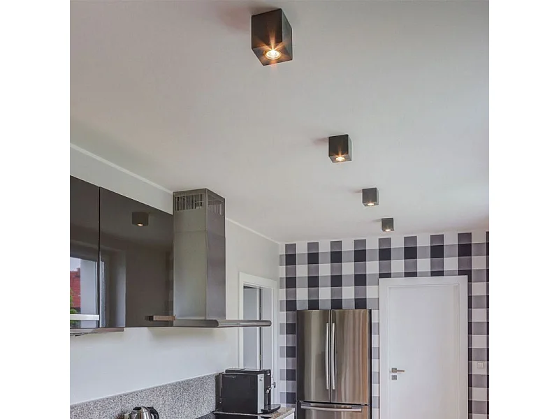 Plafonnier Design en Béton "Concrete" 10cm Gris