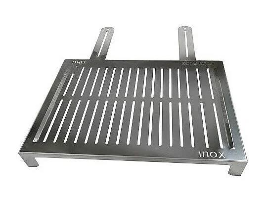 DON HIERRO - Parrilla barbacoa en acero inoxidable, grande, pescado - verdura. ABRASAME-