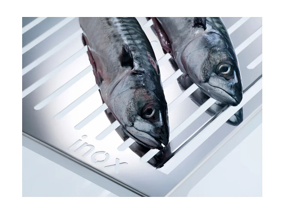 Großer Edelstahl-Grillrost für BBQ | für Fisch & Gemüse – Grillfläche 50 × 35 cm - ABRASAME