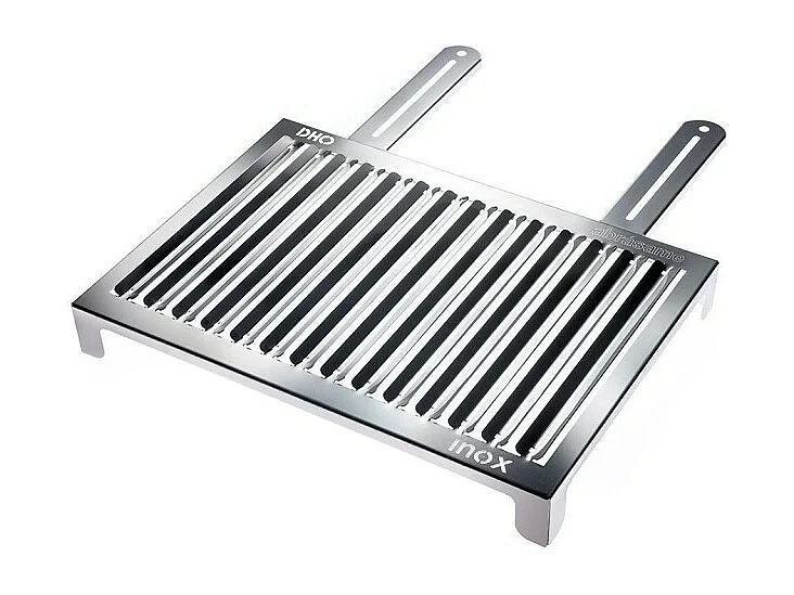Griglia barbecue grande in acciaio inox, speciale per carne, ABRASAME