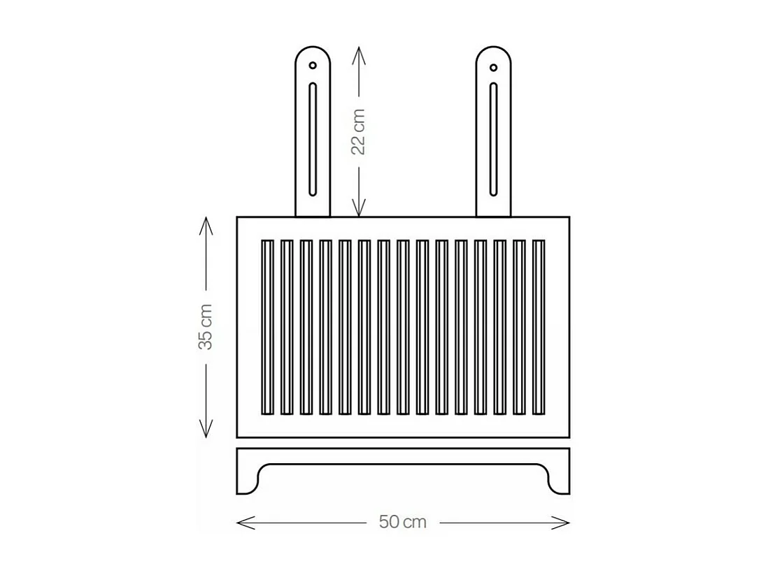 Grille Barbecue en Acier Inoxydable de grande dimension, viande/poissons/légumes