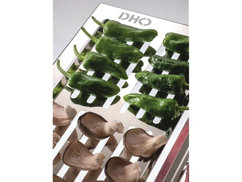 Grillrost aus Edelstahl, Maße der Grillfläche: 35 ( ⟷ ) 35 ( ⤢ ) cm, für alle Grillarten, ABRASAME