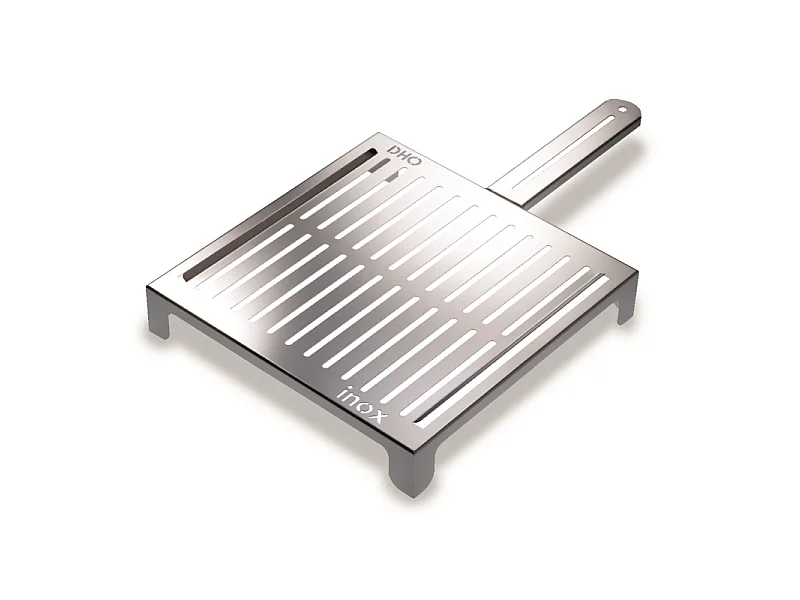 DON HIERRO - Parrilla barbacoa en Acero Inoxidable, diseñada para la cocción de pescado/verdura-