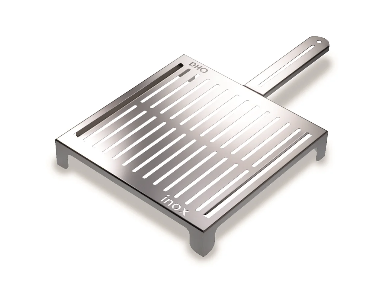 Grille barbecue inox poisson légumes, moyenne, ABRÁSAME