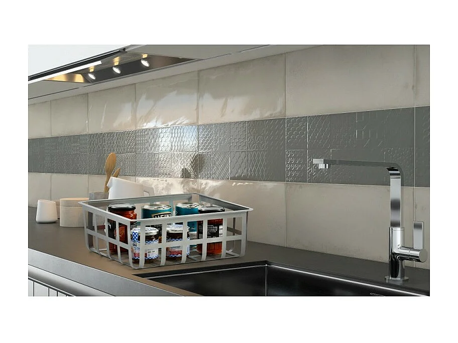 DON HIERRO - Cesta metálica ordenación mediana, multifuncional y decorativa, ZESTA-