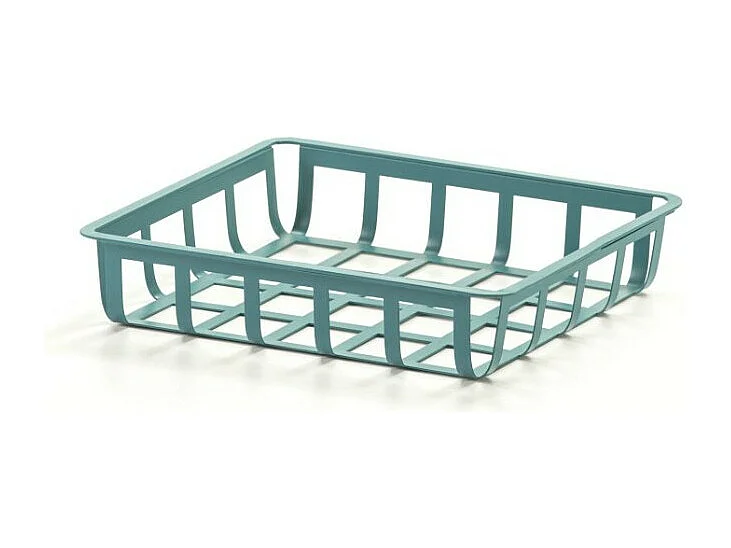 Panier de rangement et décoratif en métal, petit,  ZESTA