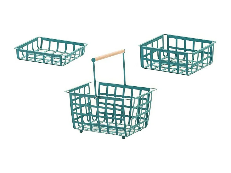 ZESTAS, set de 3 paniers  de tailles différentes ( petite, moyenne et grande)