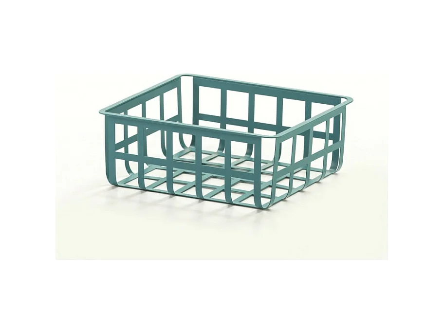 Panier de rangement et décoratif en métal, taille moyenne, ZESTA