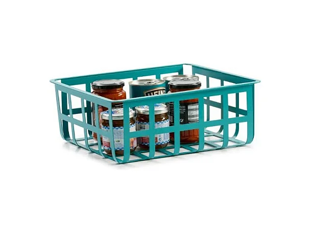 DON HIERRO - Cesta metálica ordenación mediana, multifuncional y decorativa, ZESTA-