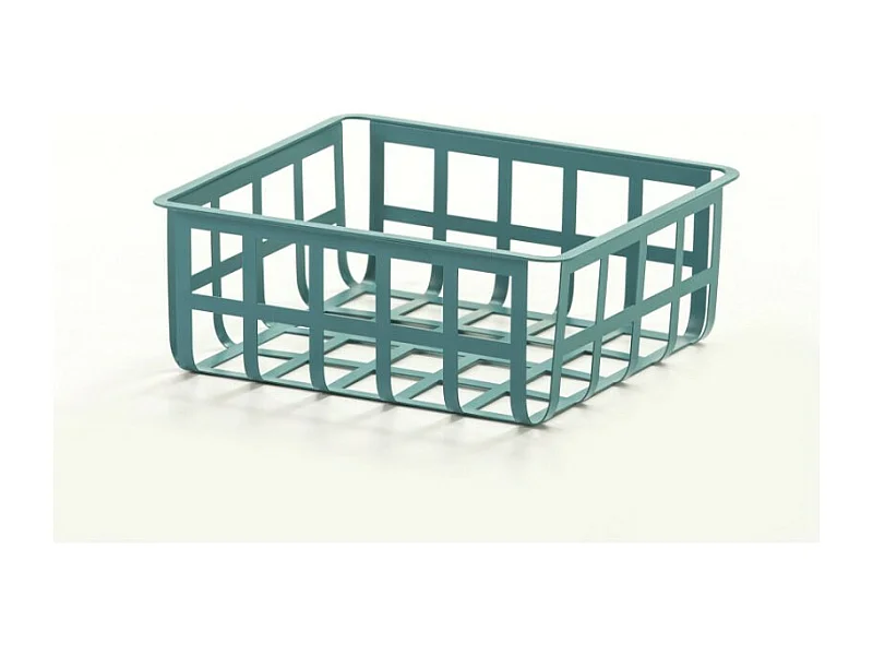 DON HIERRO - Cesta metálica ordenación mediana, multifuncional y decorativa, ZESTA-