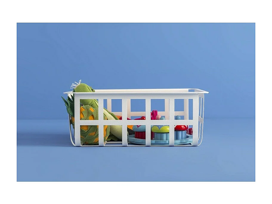 ZESTA, set de 2 paniers multi-usages de taille moyenne