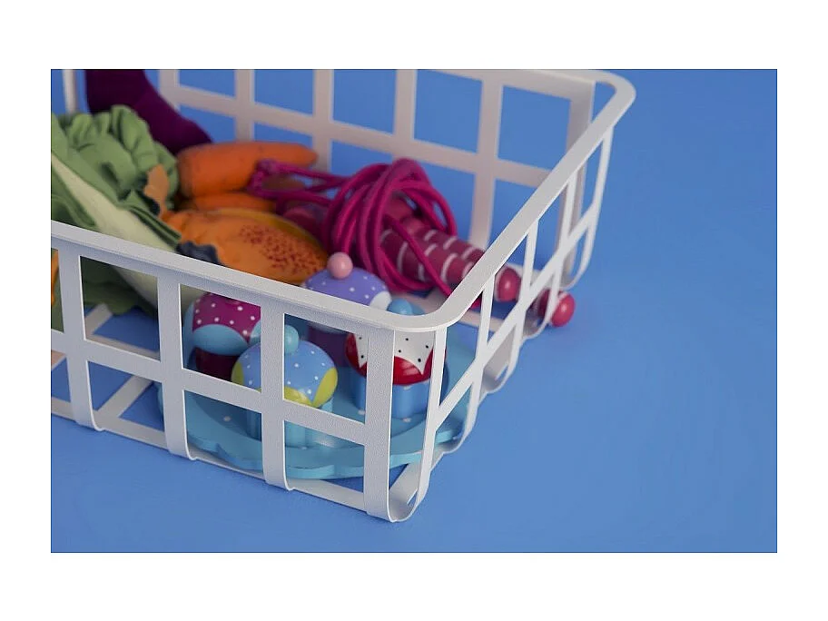 ZESTA, set de 2 paniers multi-usages de taille moyenne