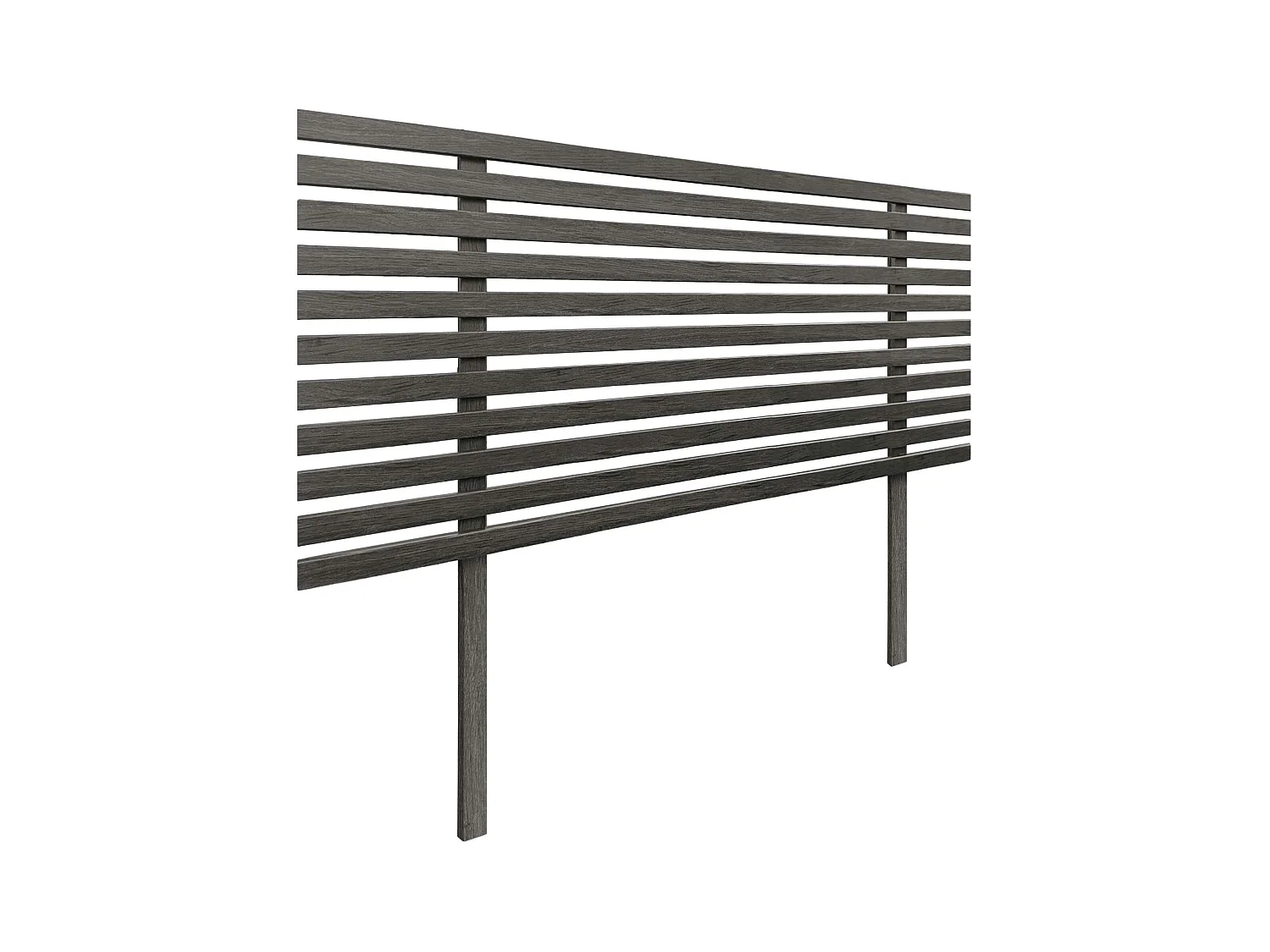DHOME Tête de Lit Bois Recyclé Dm Style Japonais avec Pieds 95x115cm Lits 95 - Bois Frêne