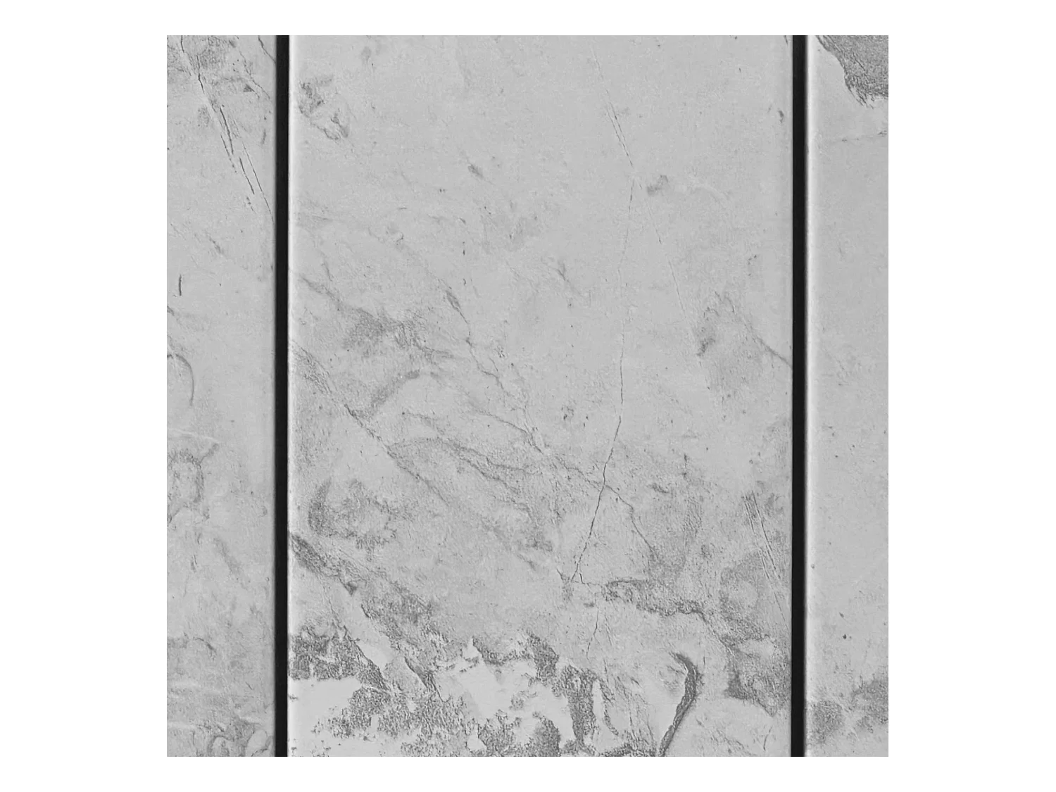 DHOME Kopfteil aus recyceltem Holz im vertikalen Dm-Stil mit Beinen 90 x 115 cm, Betten 90 – Marmor-Finish