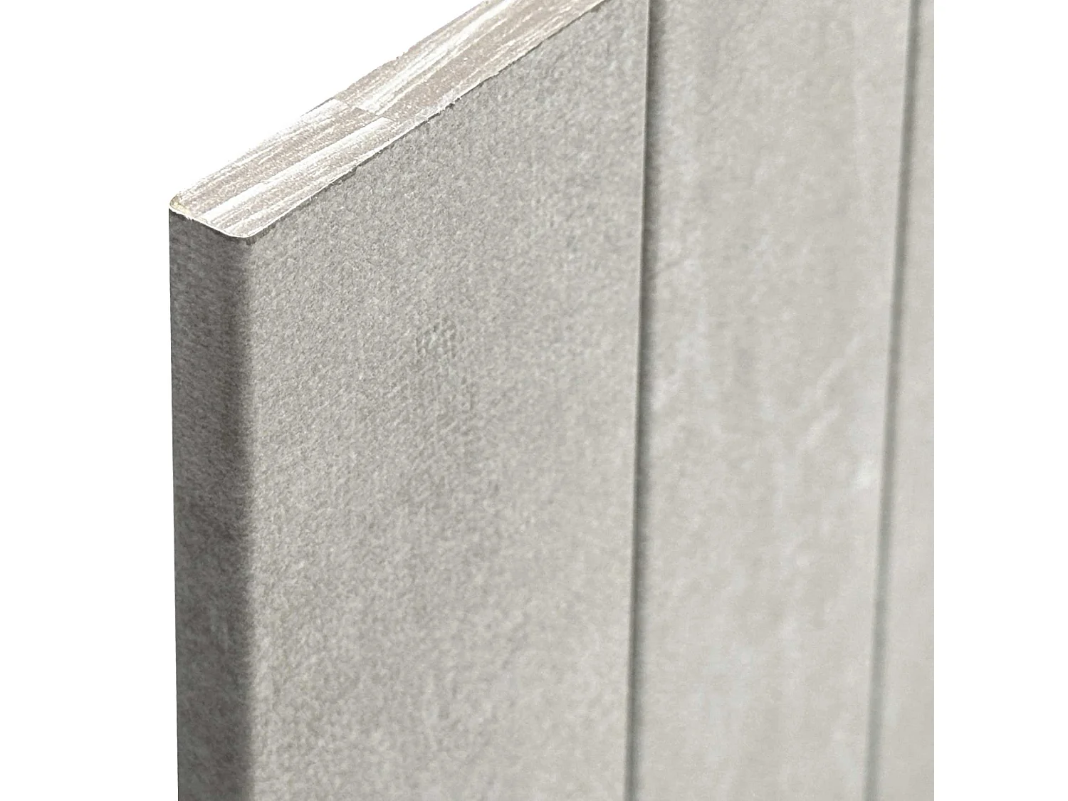 DHOME Tête de Lit Bois Recyclé Dm Style Vertical avec Pieds 110x115cm Lits 110 - Gris Tribal