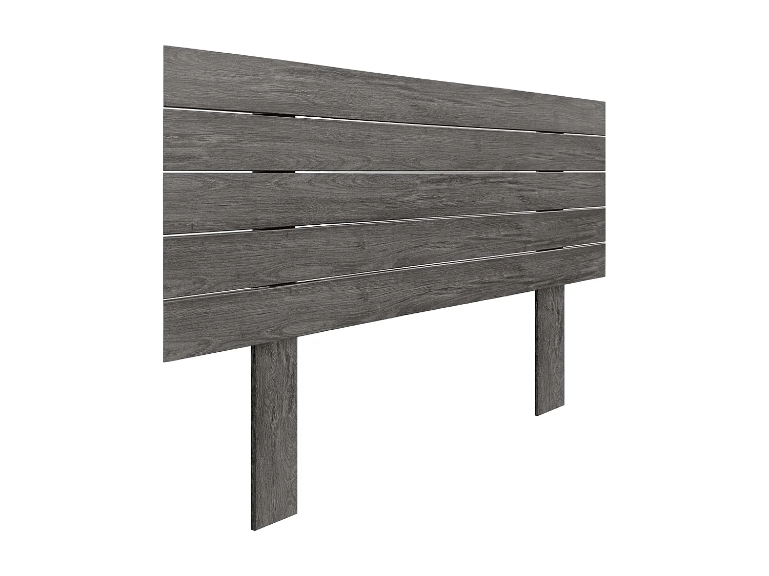 DHOME Tête de Lit Bois Recyclé Dm Style Palette Horizontale avec Pieds 80x115cm Lits 80 - Bois Frêne