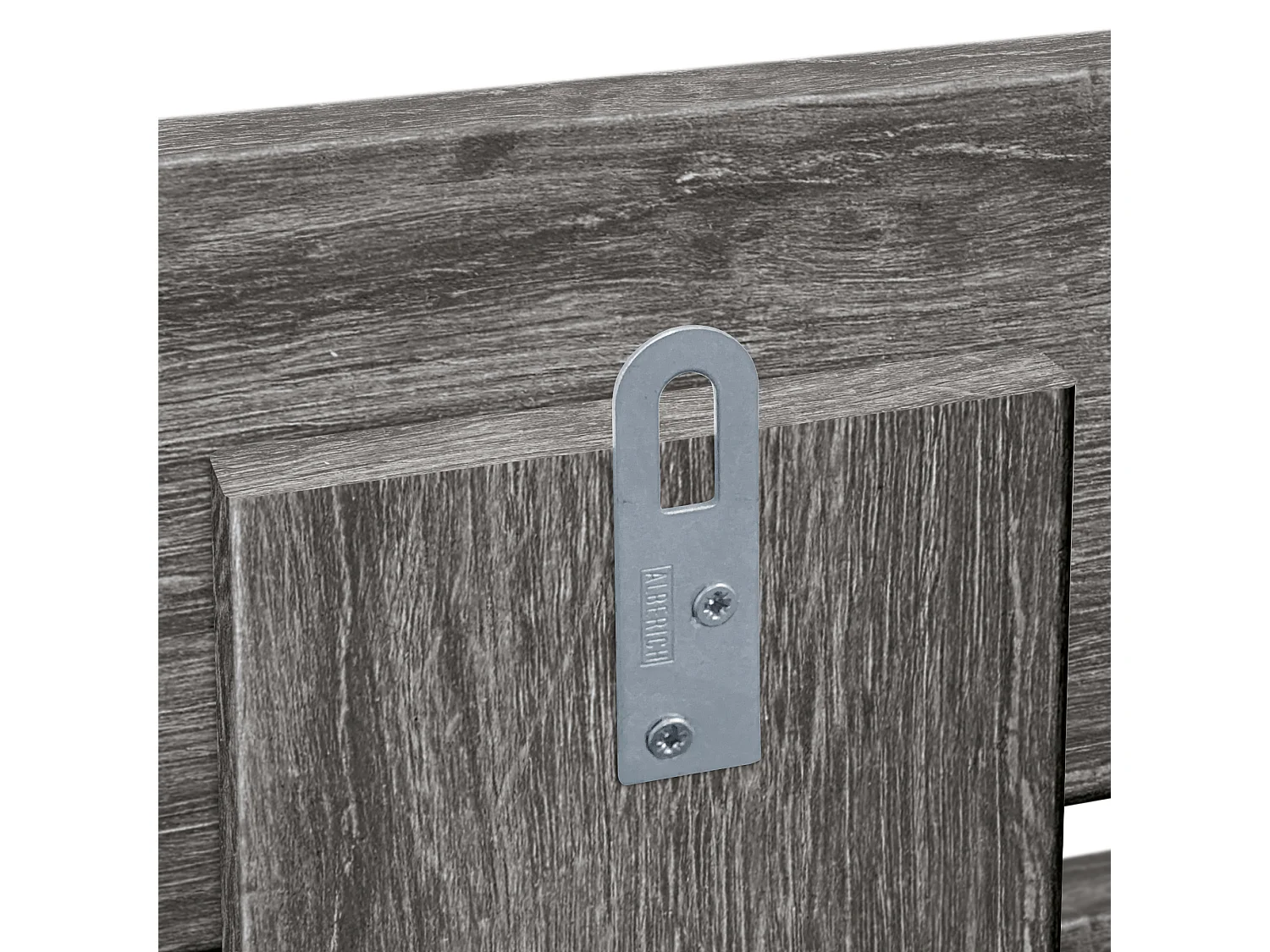 DHOME Tête de Lit Bois Recyclé Dm Style Palette Horizontale avec Pieds 80x115cm Lits 80 - Bois Frêne