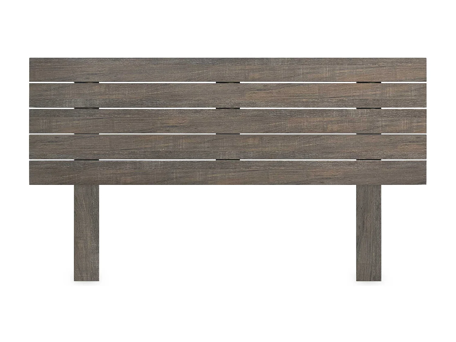 DHOME Kopfteil aus recyceltem Holz, Dm, horizontal, Palettenstil mit Beinen, 145 x 115 cm, Betten 145 – Amazonas-Eiche