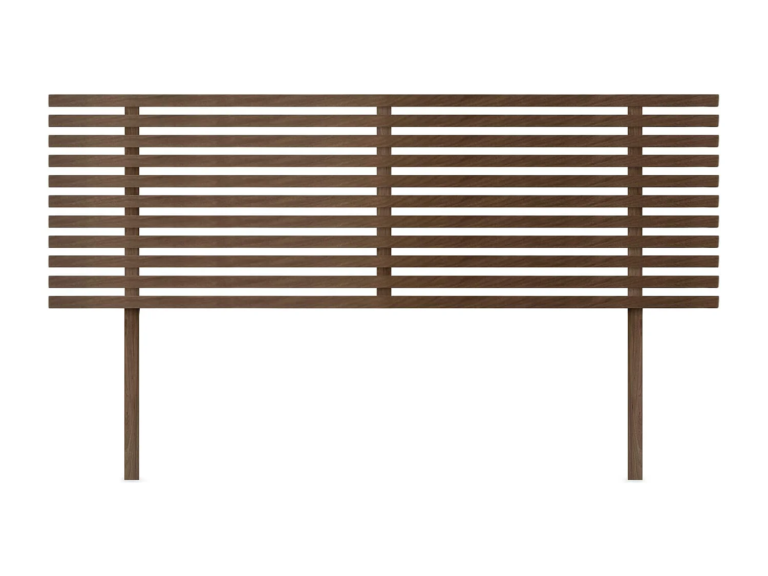 DHOME Tête de Lit Bois Recyclé Dm Style Japonais avec Pieds 150x115cm Lits 150 - Bois de Noyer