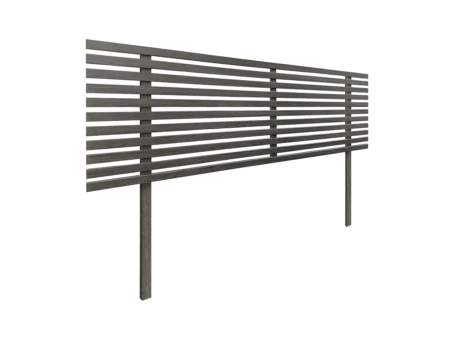 DHOME Tête de Lit Bois Recyclé Dm Style Japonais avec Pieds 160x115cm Lits 160 - Bois Frêne
