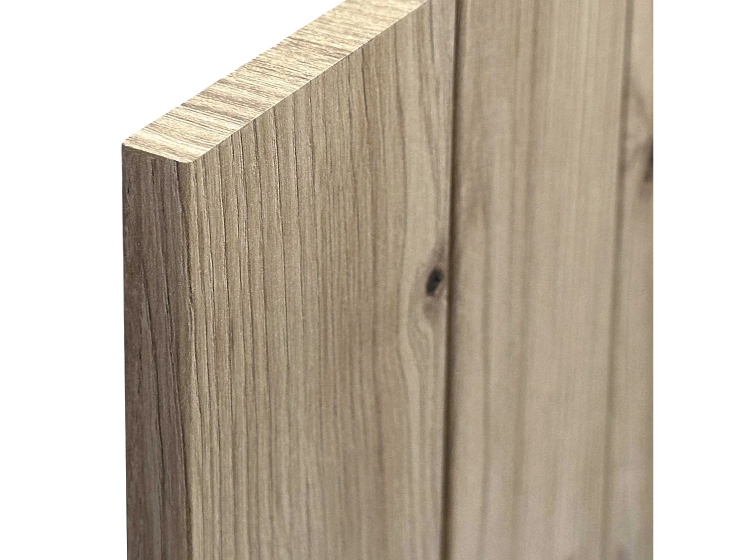 DHOME Kopfteil aus recyceltem Holz im vertikalen Dm-Stil mit Beinen 135 x 115 cm, Betten 135 – Eiche