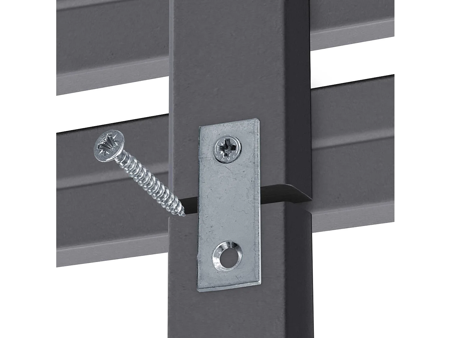 DHOME Kopfteil aus recyceltem Holz Dm im japanischen Stil mit Beinen 135 x 115 cm, Betten 135 – Massives Grau