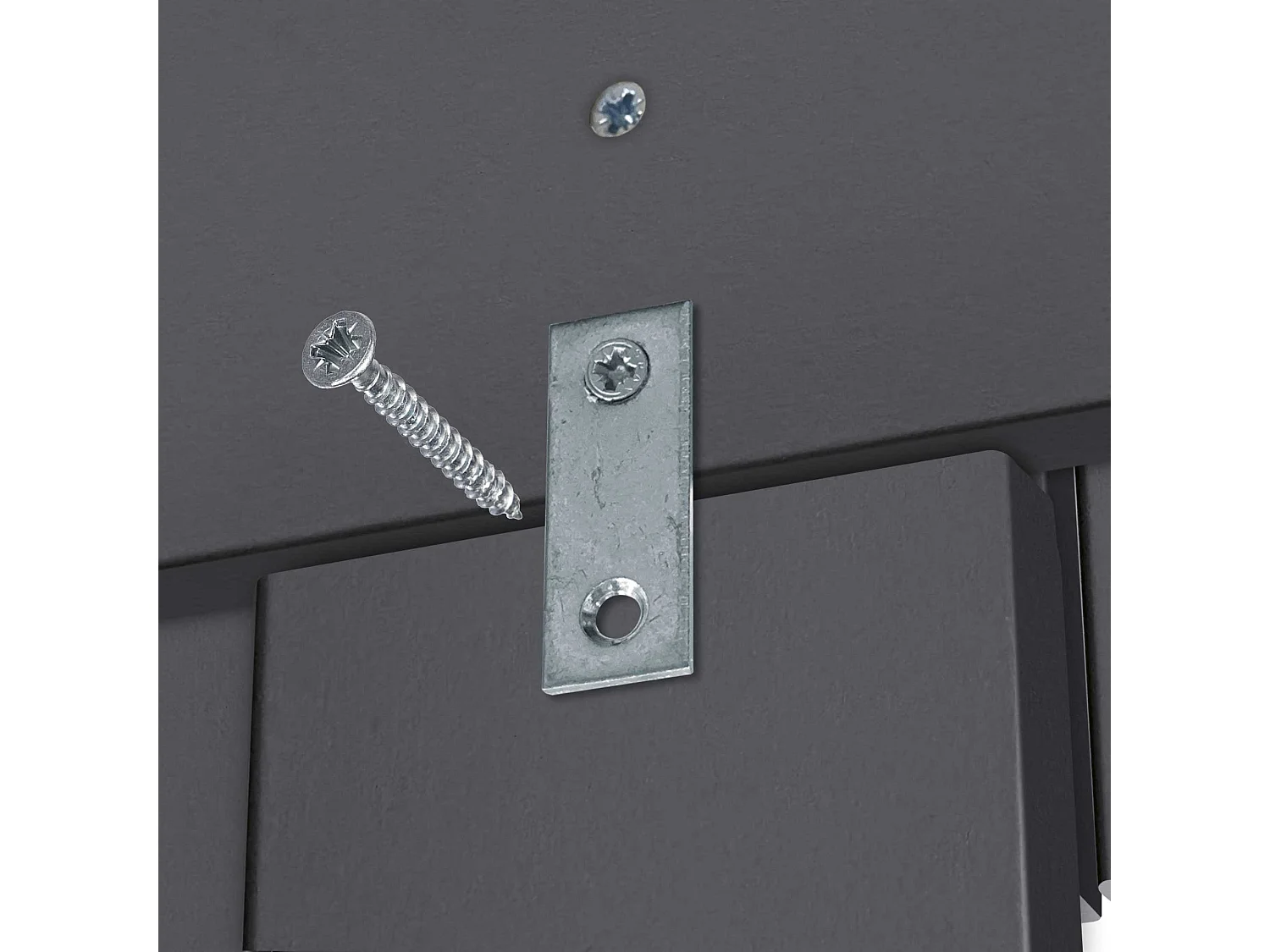 DHOME Testiera in Legno Riciclato Dm Stile Verticale con Gambe 90x115 cm Letti 90 - Grigio Massello