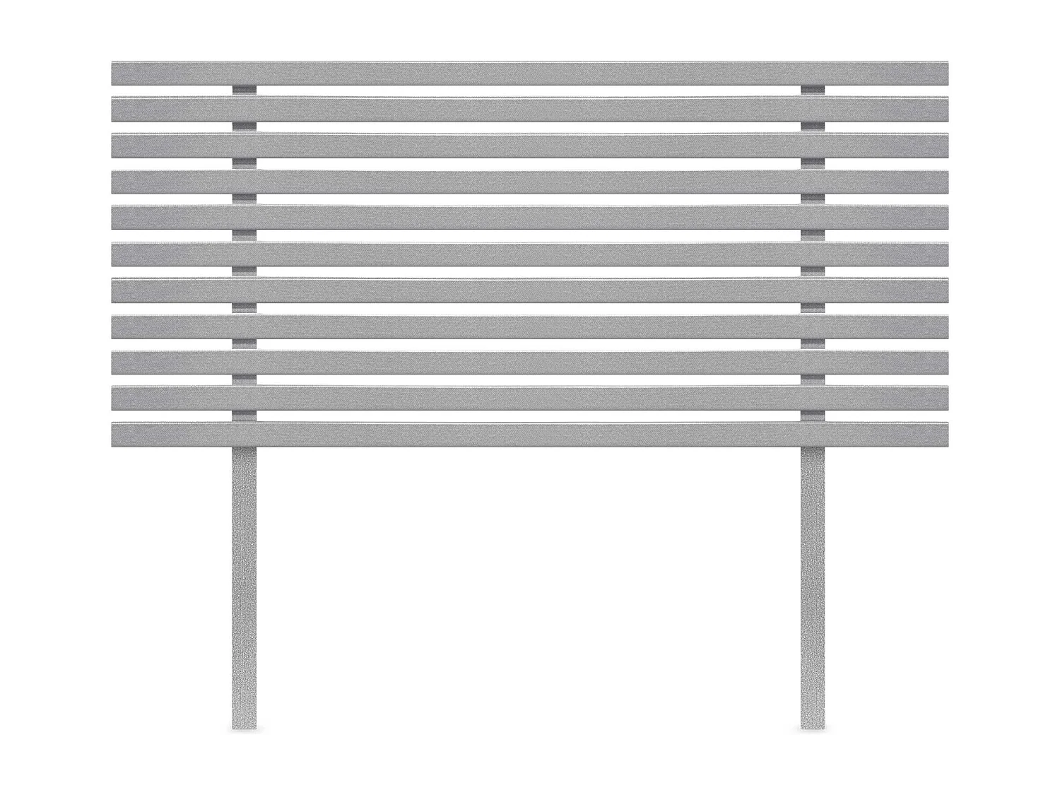 DHOME Tête de Lit Bois Recyclé Dm Style Japonais avec Pieds 105x115cm Lits 105 - Pointes Grises