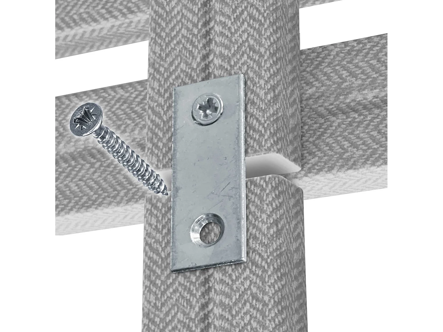 DHOME Testiera in Legno Riciclato Dm Stile Giapponese con Gambe 105x115 cm Letti 105 - Punte Grigie