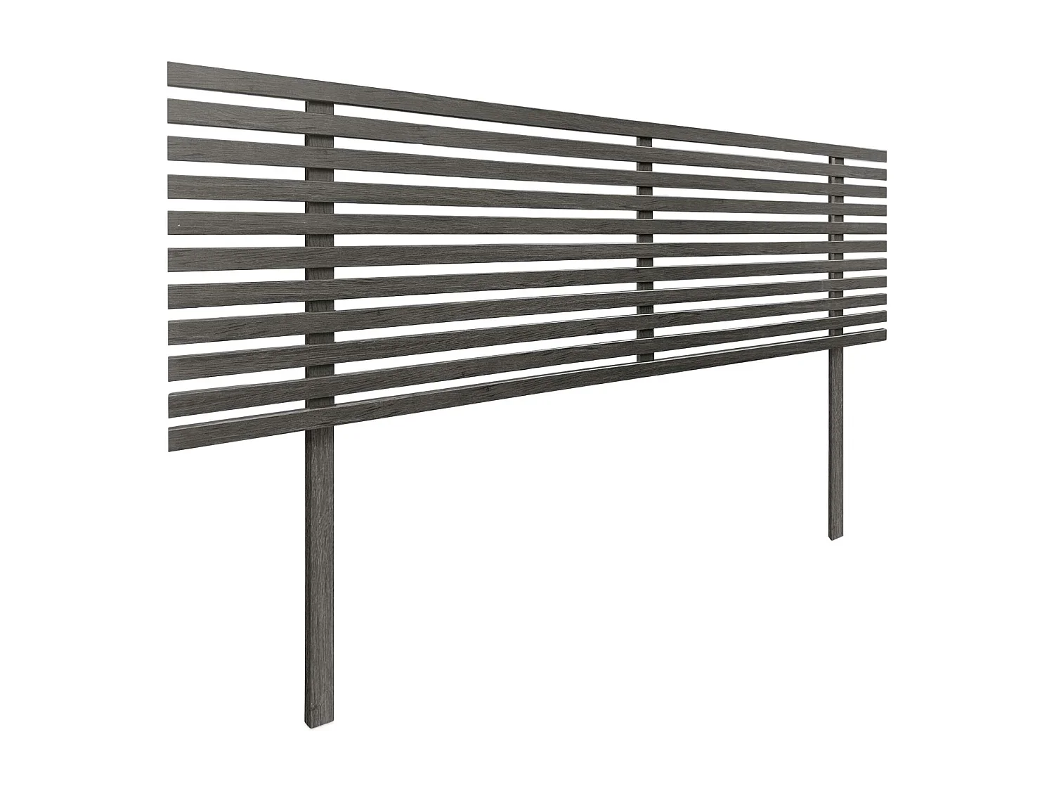 DHOME Tête de Lit Bois Recyclé Dm Style Japonais avec Pieds 135x115cm Lits 135 - Bois Frêne