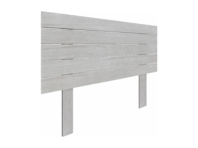 DHOME Tête de Lit Bois Recyclé Dm Style Palette Horizontale avec Pieds 90x115cm Lits 90 - Arctique