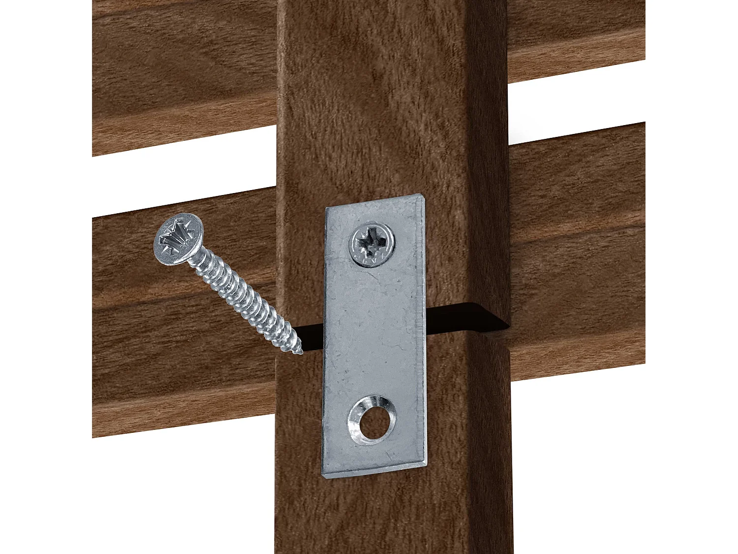 DHOME Cabeceira de Madeira Reciclada Dm Estilo Japonês com Pernas 145x115cm Camas 145 - Madeira de Nogueira