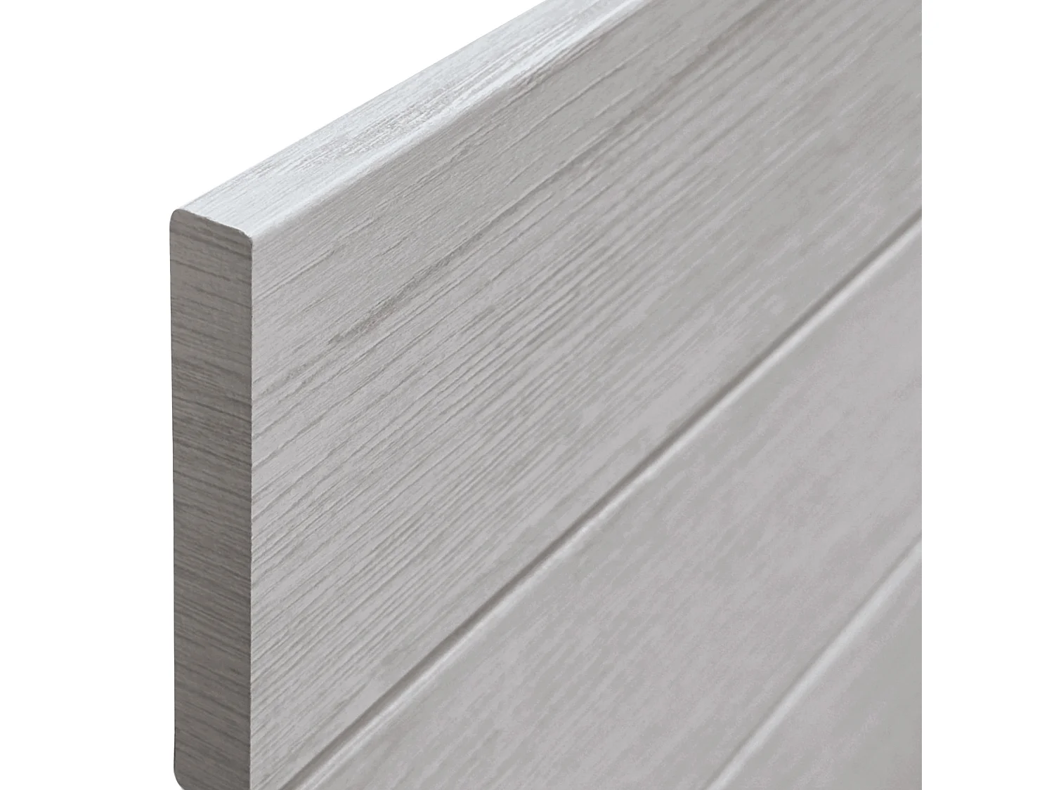 DHOME Kopfteil aus recyceltem Holz, Dm, horizontal, Palettenstil mit Beinen, 105 x 115 cm, Betten 105 – Arktis