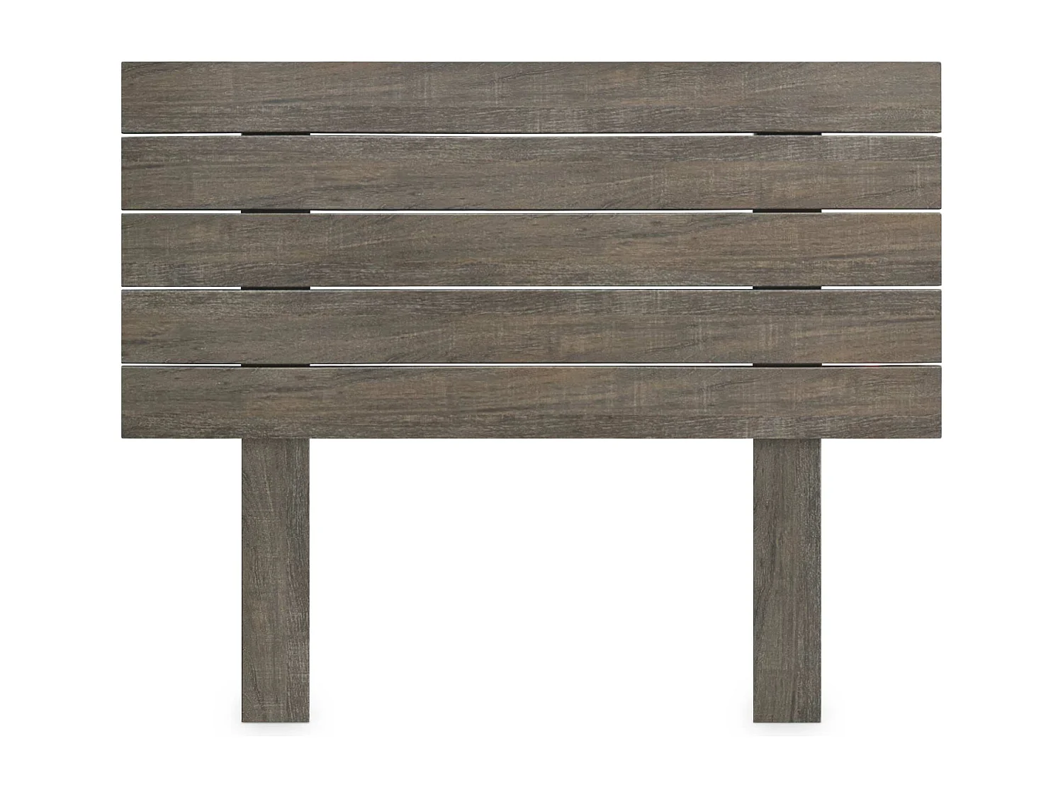 DHOME Tête de Lit Bois Recyclé Dm Style Palette Horizontale avec Pieds 110x115cm Lits 110 - Chêne Amazone