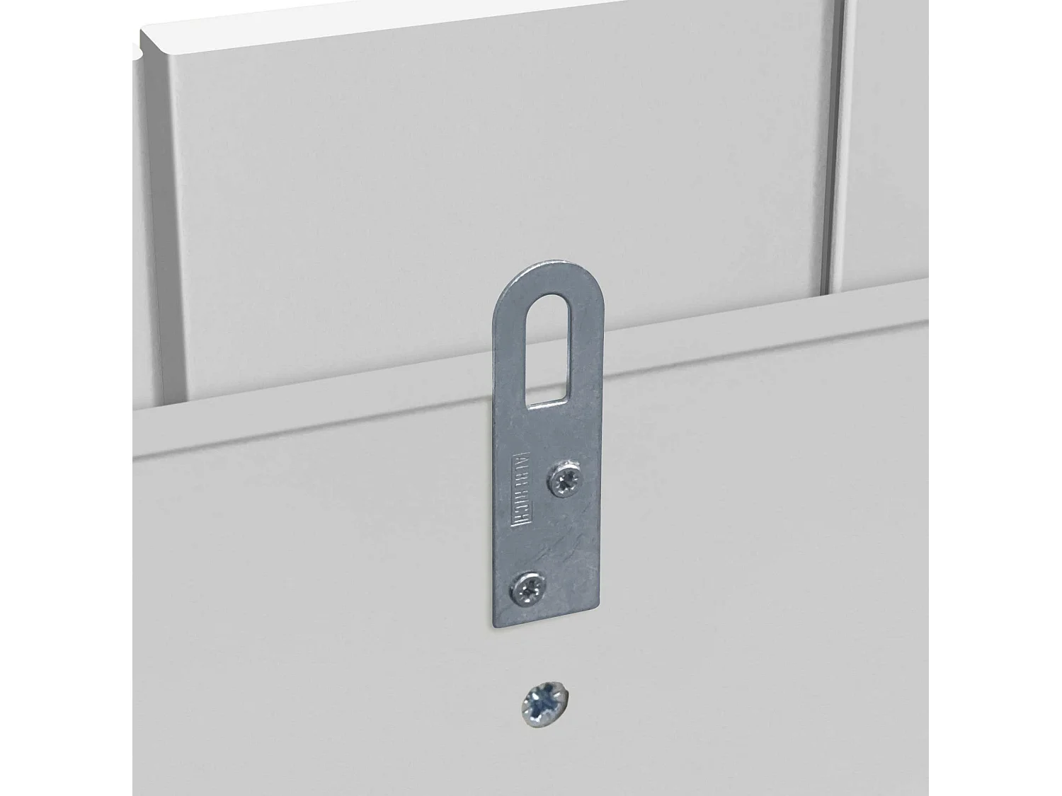 DHOME Testiera in Legno Riciclato Dm Stile Verticale con Gambe 150x115 cm Letti 150 - Bianco Massello