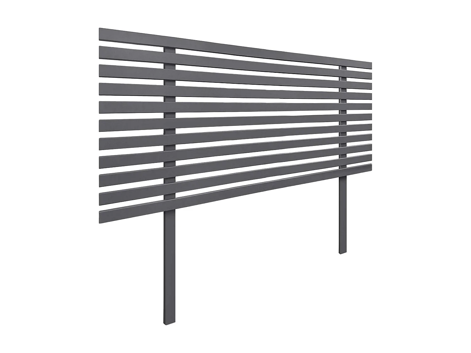 DHOME Tête de Lit Bois Recyclé Dm Style Japonais avec Pieds 105x115cm Lits 105 - Gris Massif