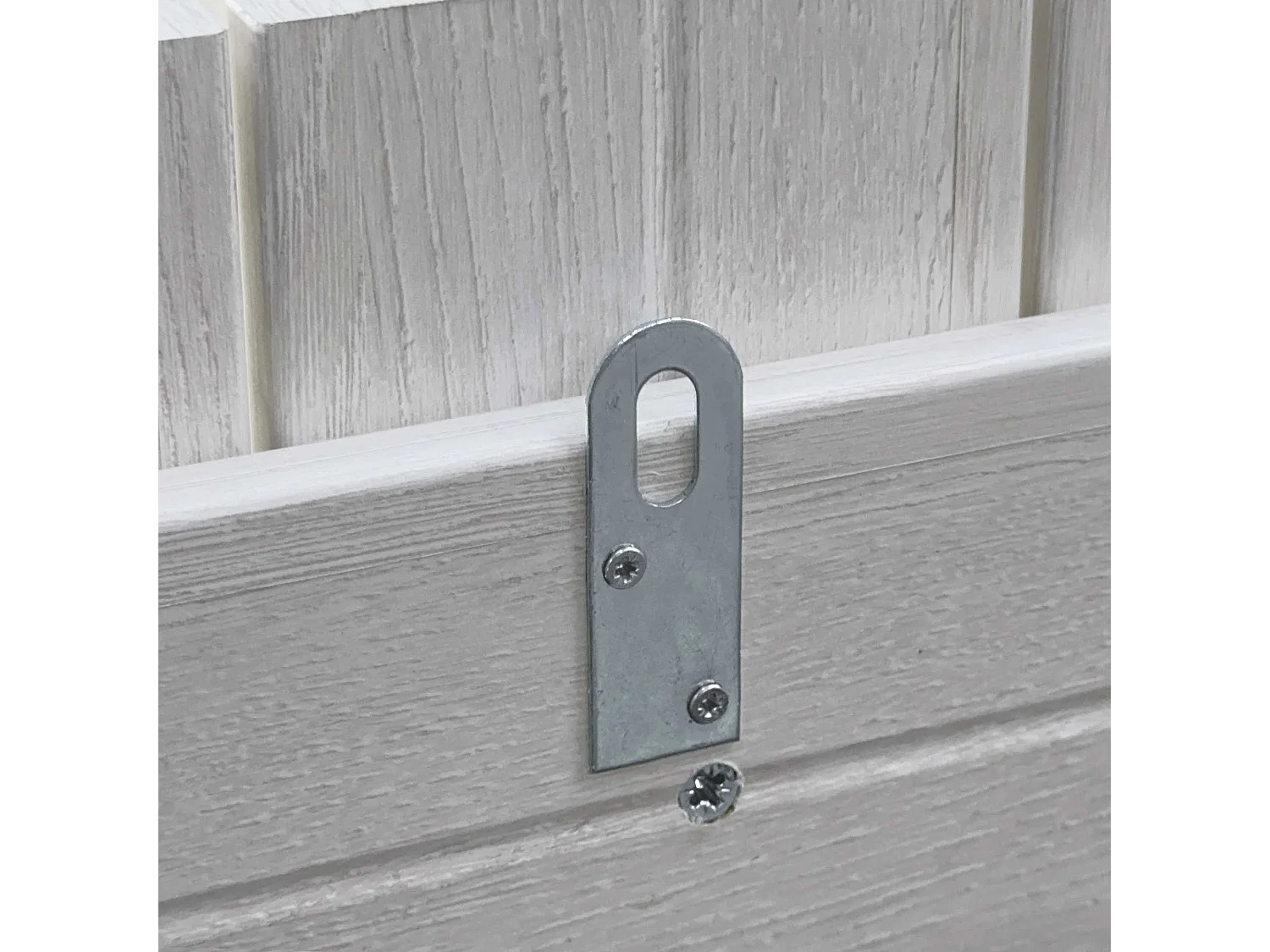 DHOME Cabeceira de Madeira Reciclada Dm Estilo Vertical com Pernas 110x115cm Camas 110 - Ártico