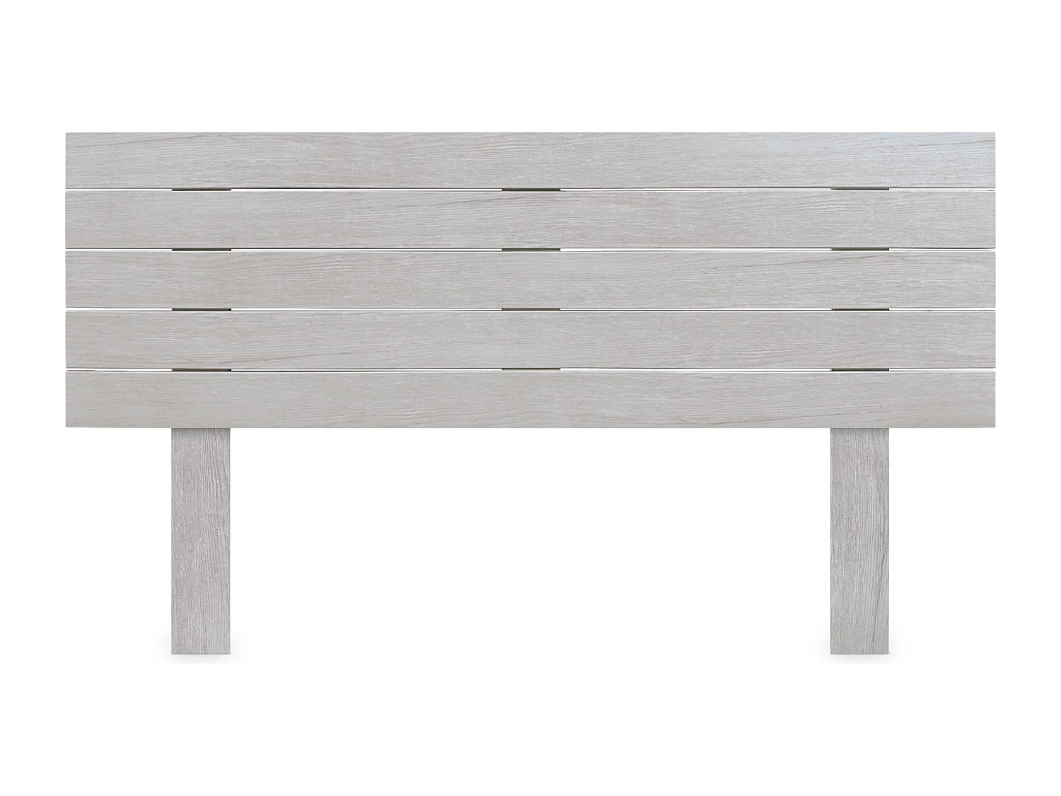 DHOME Tête de Lit Bois Recyclé Dm Style Palette Horizontale avec Pieds 150x115cm Lits 150 - Arctique