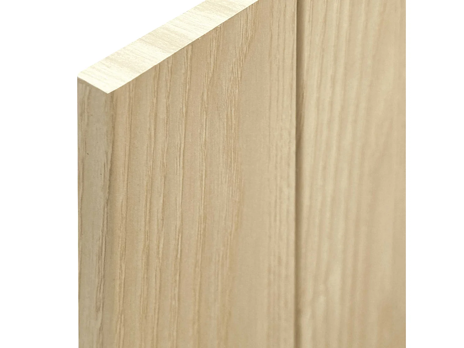 DHOME Tête de Lit Bois Recyclé Dm Style Vertical avec Pieds 135x115cm Lits 135 - Bois Naturel