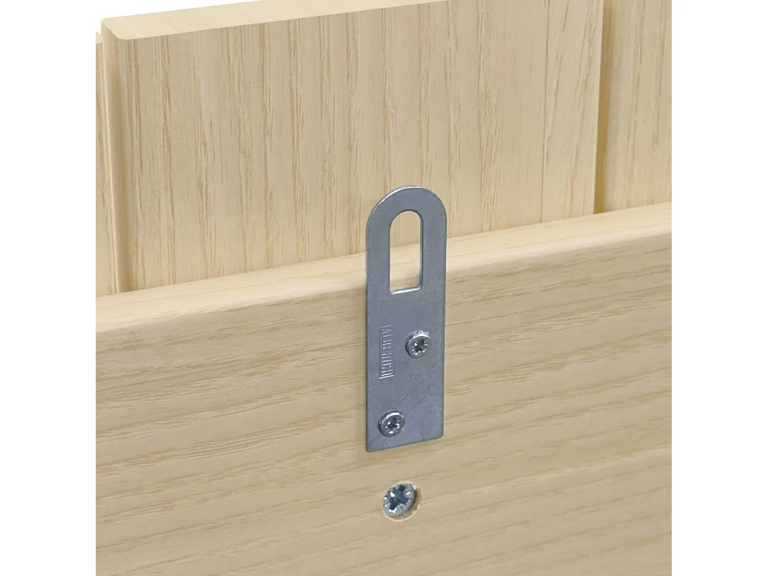 DHOME Tête de Lit Bois Recyclé Dm Style Vertical avec Pieds 135x115cm Lits 135 - Bois Naturel