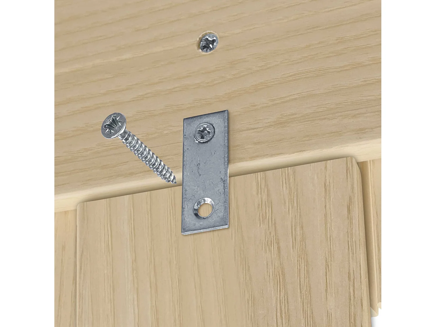 DHOME Tête de Lit Bois Recyclé Dm Style Vertical avec Pieds 135x115cm Lits 135 - Bois Naturel