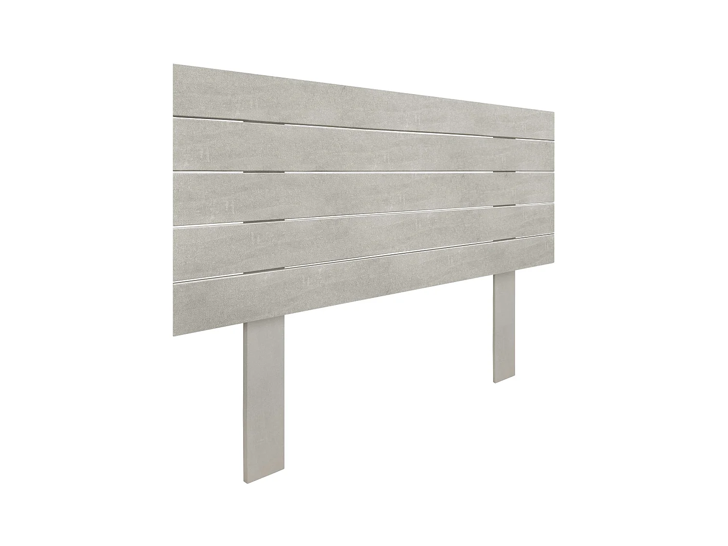 DHOME Tête de Lit Bois Recyclé Dm Style Palette Horizontale avec Pieds 80x115cm Lits 80 - Gris Tribal