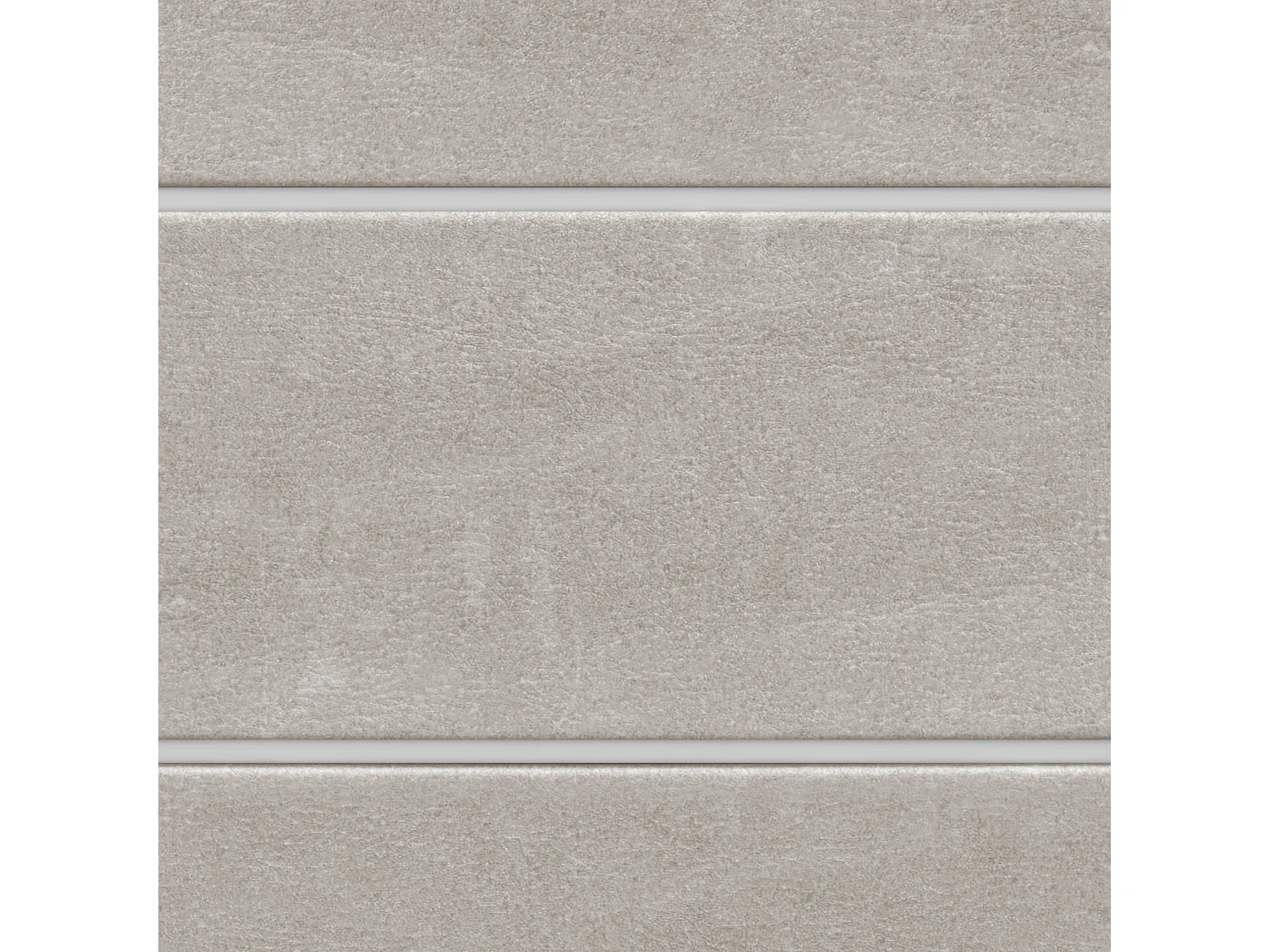 DHOME Kopfteil aus recyceltem Holz, Dm, horizontal, Palettenstil mit Beinen, 145 x 115 cm, Betten 145 – Stammesgrau