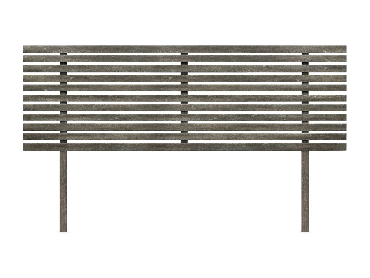 DHOME Tête de Lit Bois Recyclé Dm Style Japonais avec Pieds 150x115cm Lits 150 - Chêne Amazone