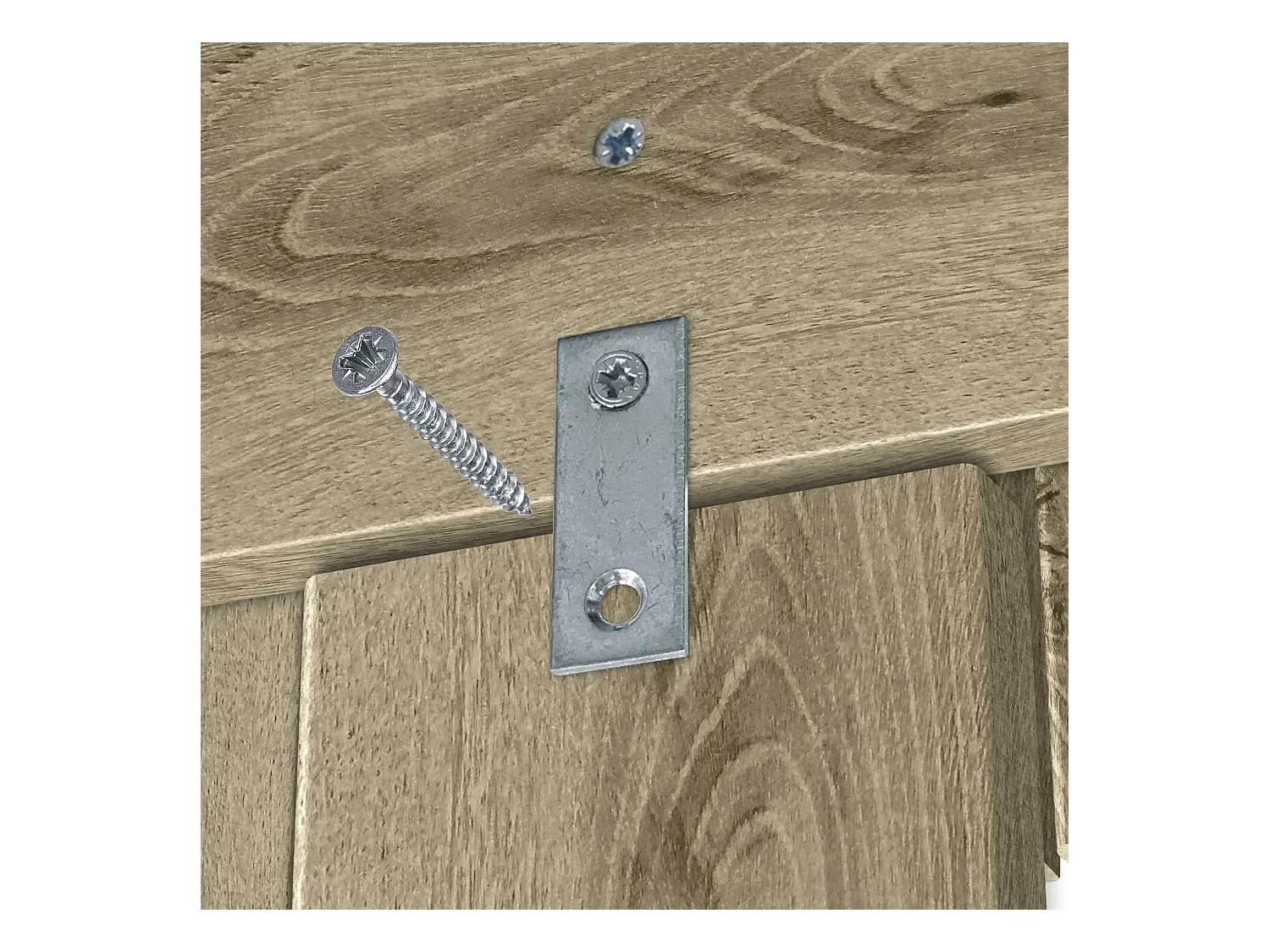 DHOME Kopfteil aus recyceltem Holz im vertikalen Dm-Stil mit Beinen 150 x 115 cm, Betten 150 – Kambriumholz
