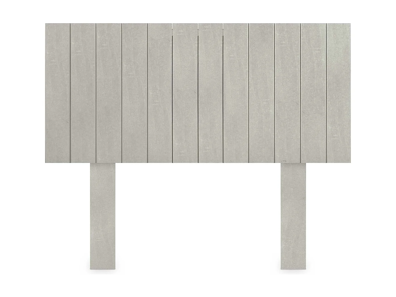 DHOME Tête de Lit Bois Recyclé Dm Style Vertical avec Pieds 90x115cm Lits 90 - Gris Tribal