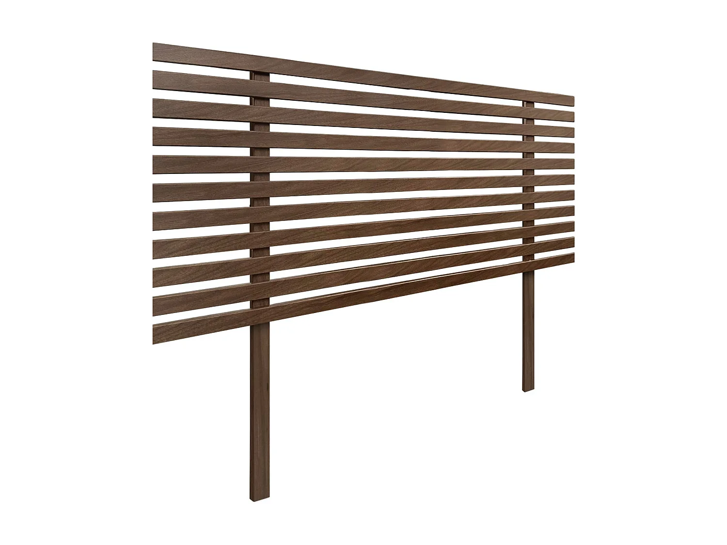 DHOME Tête de Lit Bois Recyclé Dm Style Japonais avec Pieds 90x115cm Lits 90 - Bois de Noyer