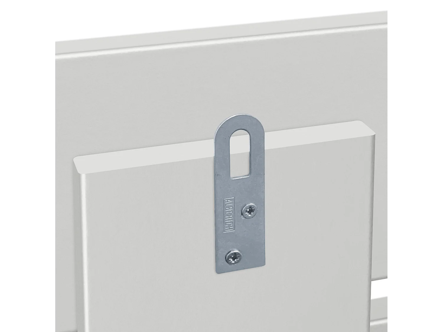 DHOME Cabeceira de Madeira Reciclada Dm Estilo Palete Horizontal com Pernas 110x115cm Camas 110 - Branco Sólido