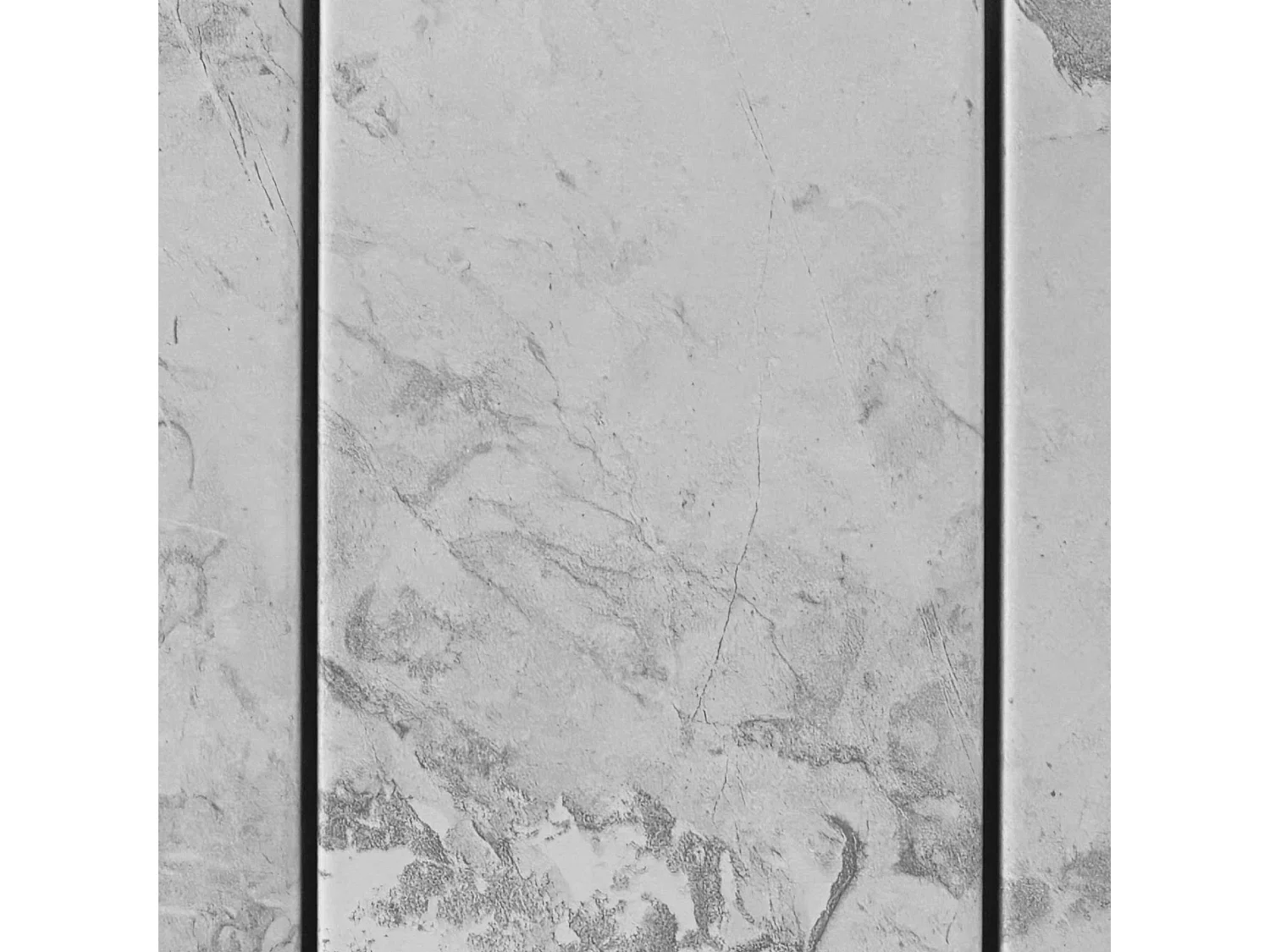 DHOME Tête de Lit Bois Recyclé Dm Style Vertical avec Pieds 145x115cm Lits 145 - Finition Marbre