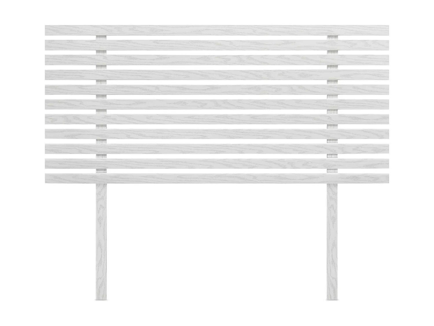 DHOME Tête de Lit Bois Recyclé Dm Style Japonais avec Pieds 95x115cm Lits 95 - Bois Blanc